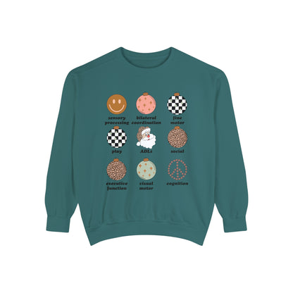 Retro Holiday OT Scope of Practice Comfort Colors Sweatshirt