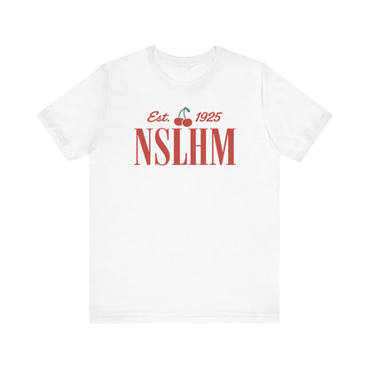NSLHM Cherries Jersey T-Shirt | Front and Back Print