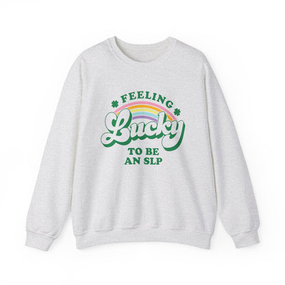 Feeling Lucky to Be an SLP Crewneck Sweatshirt