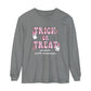 Trick or Treat People With Kindness Long Sleeve Comfort Colors T-Shirt