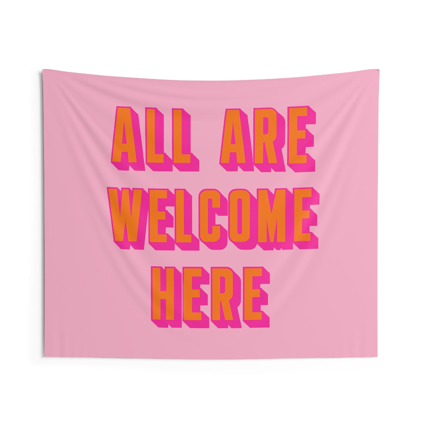 All Are Welcome Here Tapestry