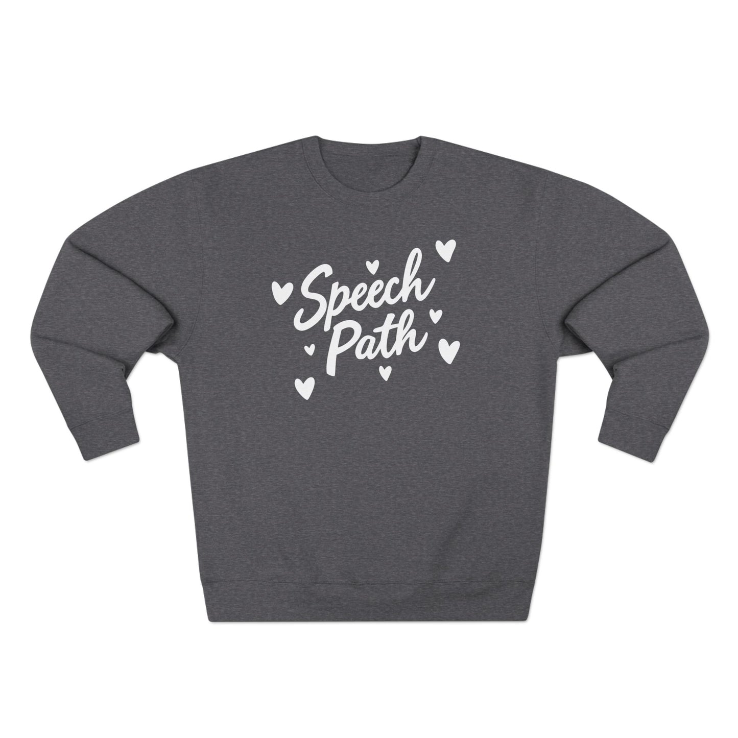 Speech Path Hearts Premium Crewneck Sweatshirt