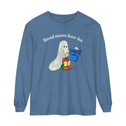 Read More Boo-ks Long Sleeve Comfort Colors T-Shirt