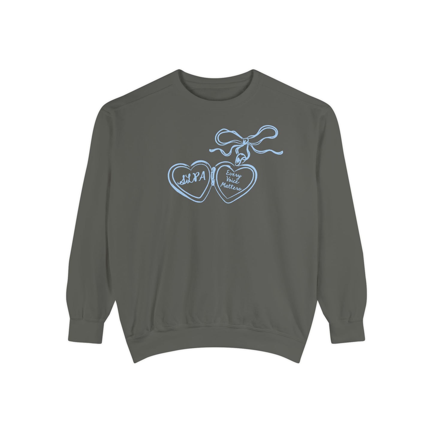 SLPA Heart Locket Comfort Colors Sweatshirt