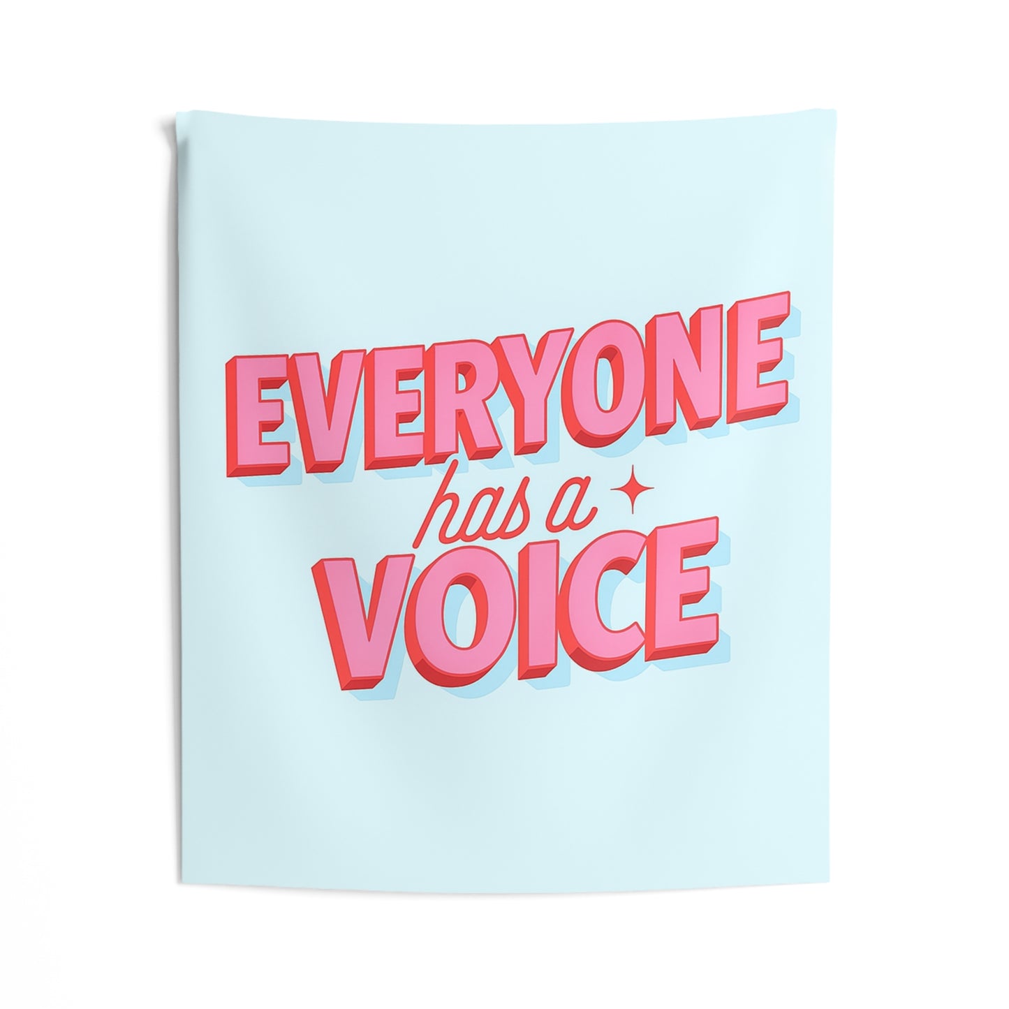 Everyone Has a Voice Tapestry