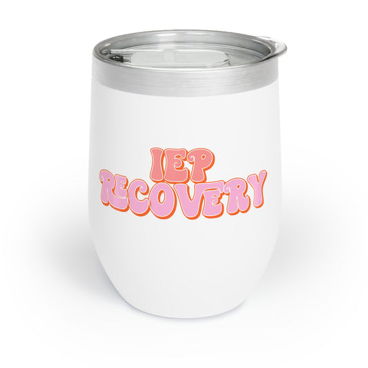 IEP Recovery 12oz Insulated Wine Tumbler Glass