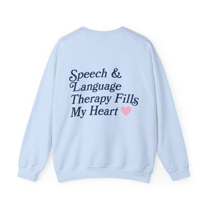 Speech Fills My Heart Crewneck Sweatshirt