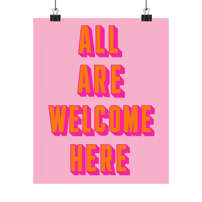 All Are Welcome Here Poster