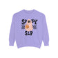 Spooky SLP Checkerboard Comfort Colors Sweatshirt