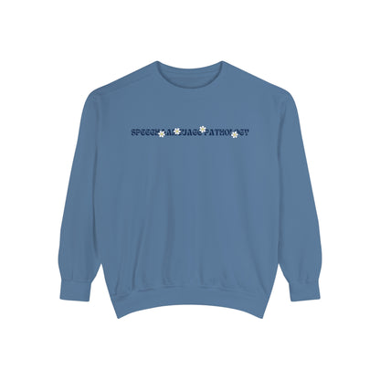 Speech Retro Daisy Comfort Colors Sweatshirt