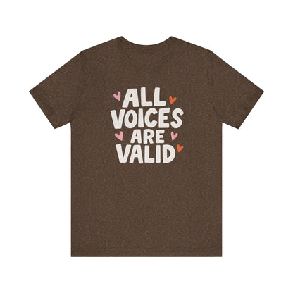 All Voices Are Valid Jersey T-Shirt