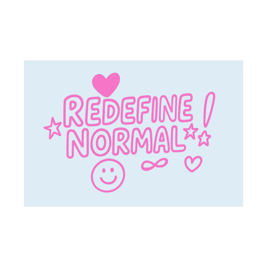 Redefine Normal Poster