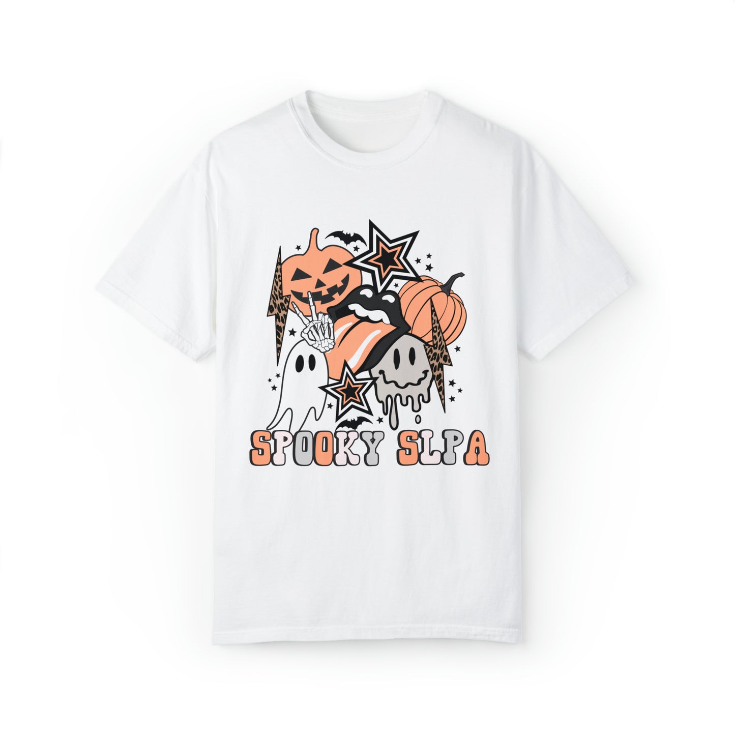 Spooky SLPA Retro Halloween Comfort Colors T-Shirt