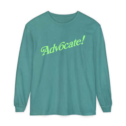 Advocate! Complementary Colors Long Sleeve Comfort Colors T-Shirt