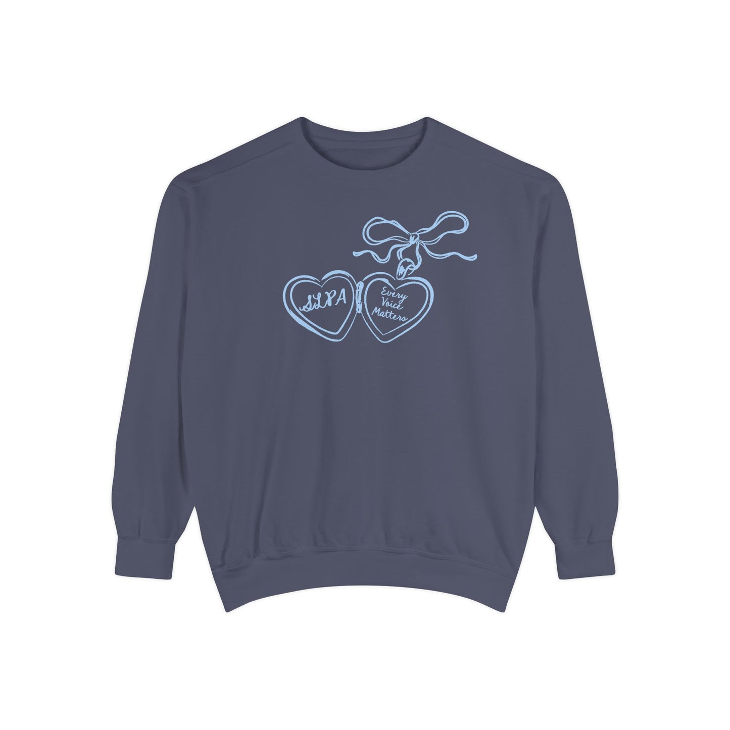 SLPA Heart Locket Comfort Colors Sweatshirt
