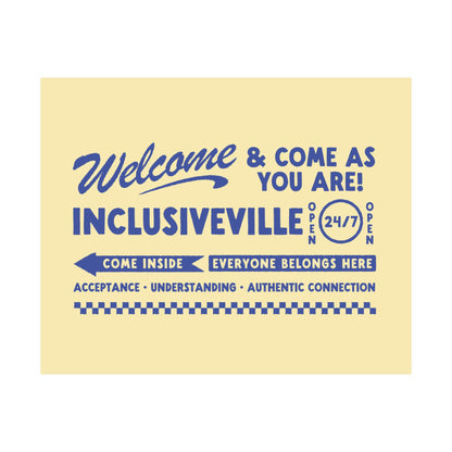 Welcome Inclusiveville Poster