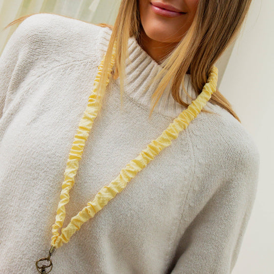 Breakaway Scrunchie Lanyard | Butter Yellow