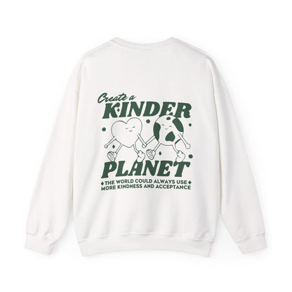 Kindness and Acceptance Crewneck Sweatshirt | Front and Back Print