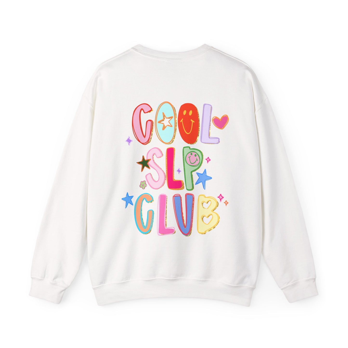 Personalized Cool SLP Club Sweatshirt | Front and Back Print