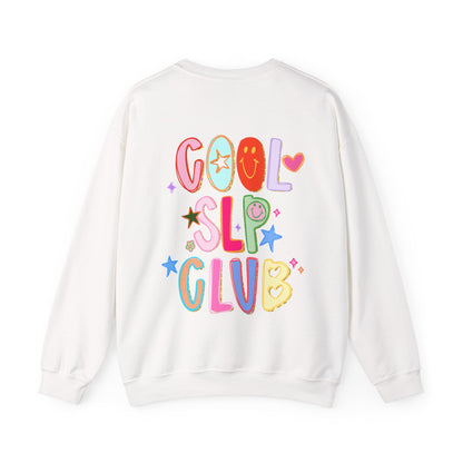 Personalized Cool SLP Club Sweatshirt | Front and Back Print