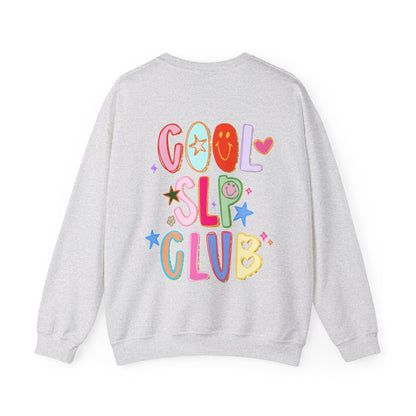 Personalized Cool SLP Club Sweatshirt | Front and Back Print