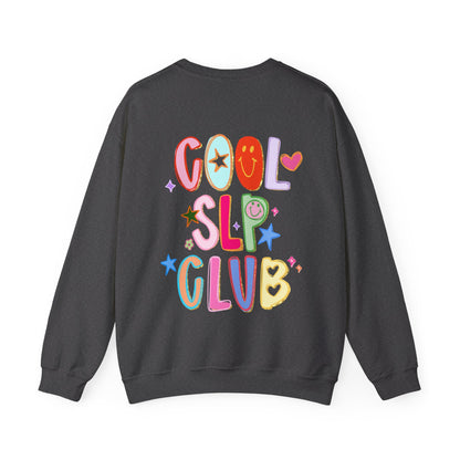 Personalized Cool SLP Club Sweatshirt | Front and Back Print