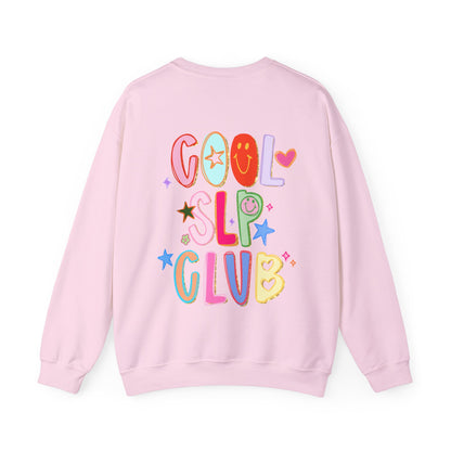 Personalized Cool SLP Club Sweatshirt | Front and Back Print