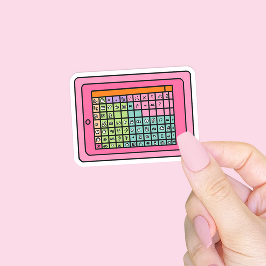 Colorful AAC Sticker