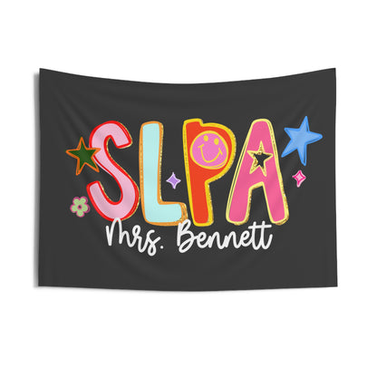 Personalized Retro Colorful SLPA Tapestry