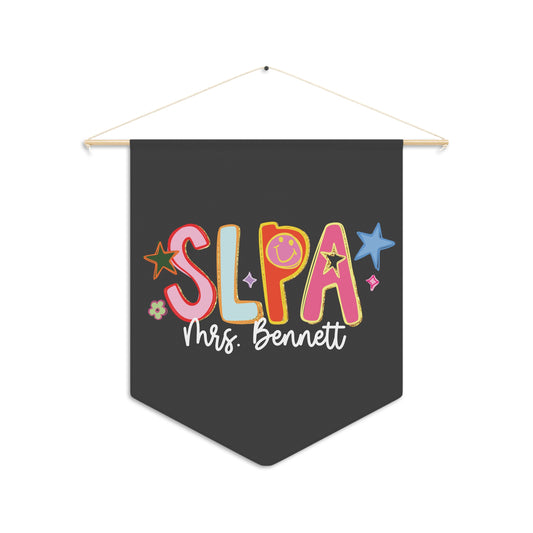 Personalized Colorful SLPA Pennant