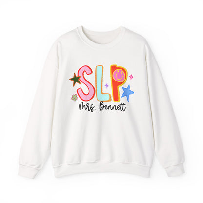 Personalized Cool SLP Club Sweatshirt | Front and Back Print
