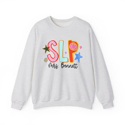 Personalized Cool SLP Club Sweatshirt | Front and Back Print