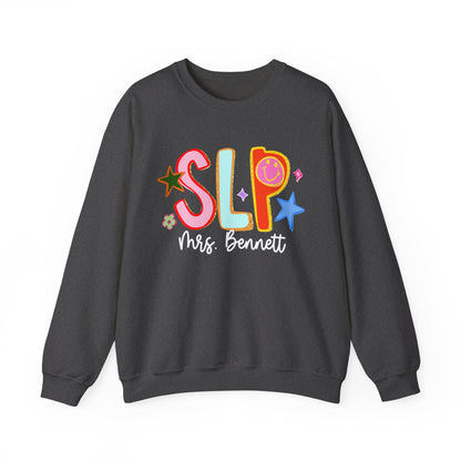 Personalized Cool SLP Club Sweatshirt | Front and Back Print