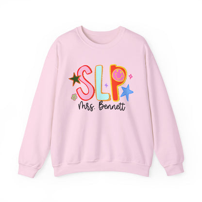 Personalized Cool SLP Club Sweatshirt | Front and Back Print