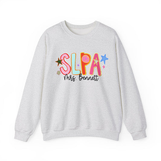 Personalized Cool SLPA Club Sweatshirt | Front and Back Print