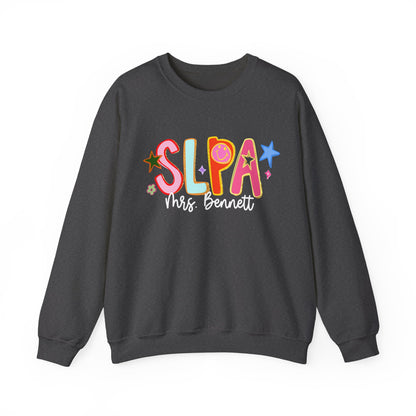 Personalized Cool SLPA Club Sweatshirt | Front and Back Print