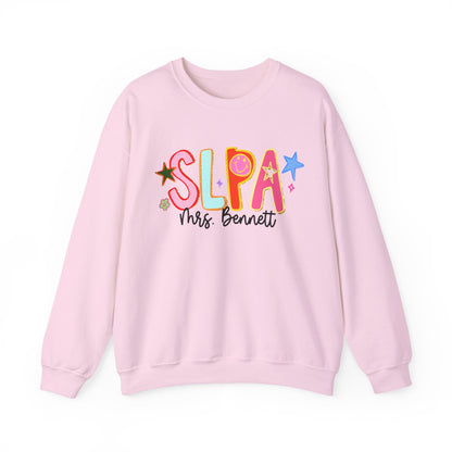 Personalized Cool SLPA Club Sweatshirt | Front and Back Print