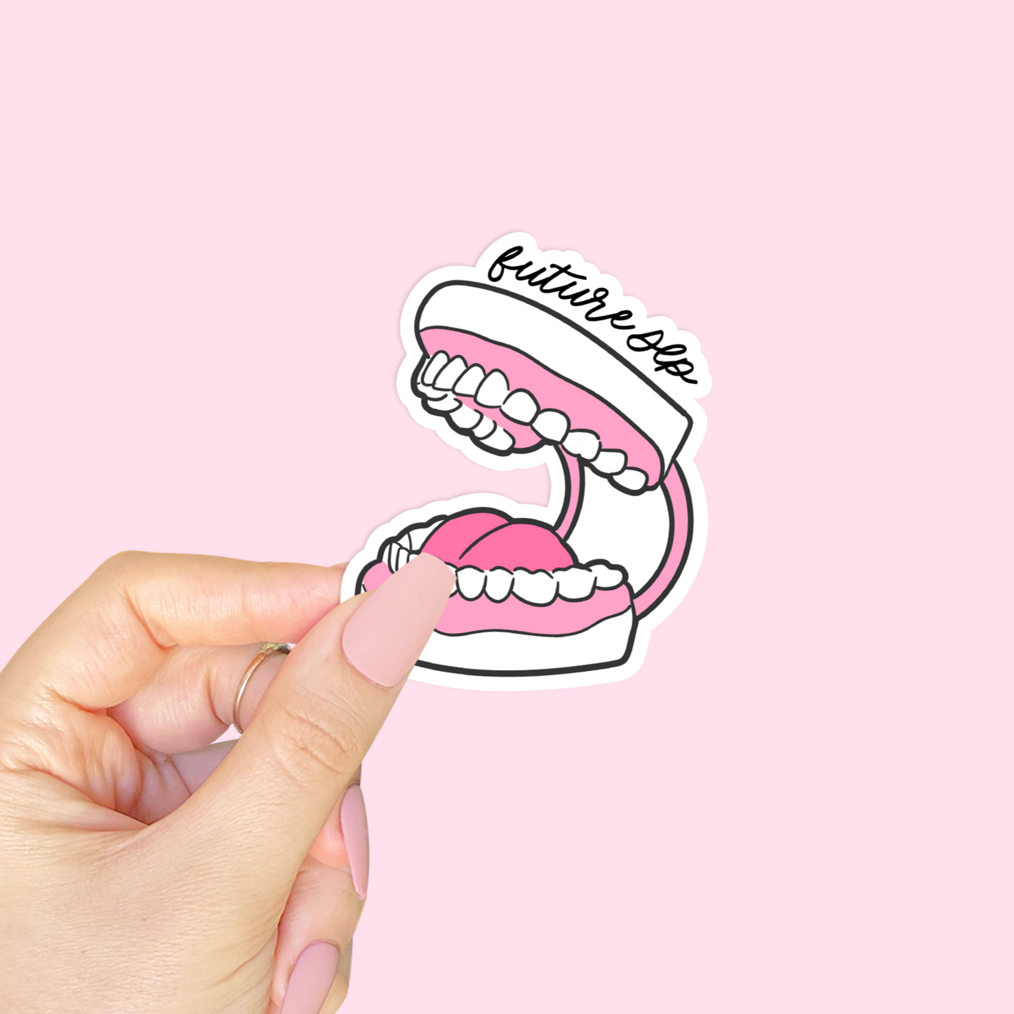 Future SLP Mouth Model Sticker