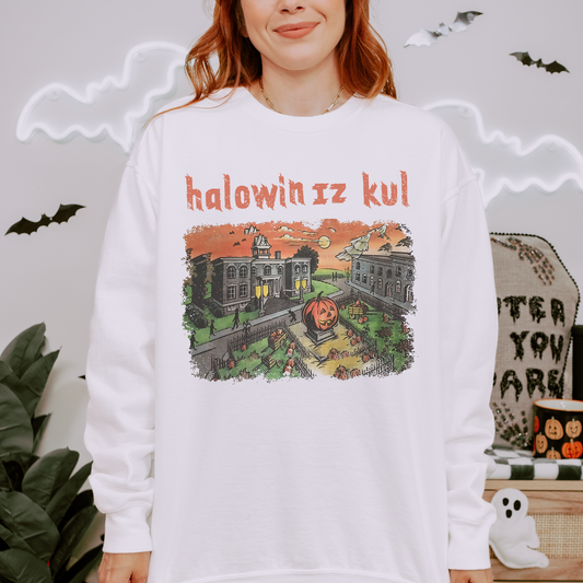 Halloween Is Cool IPA Comfort Colors Sweatshirt