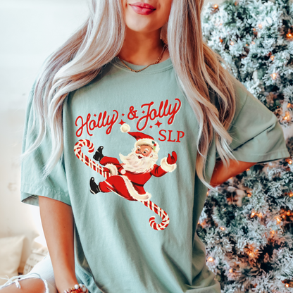 Holly & Jolly SLP Comfort Colors T-Shirt
