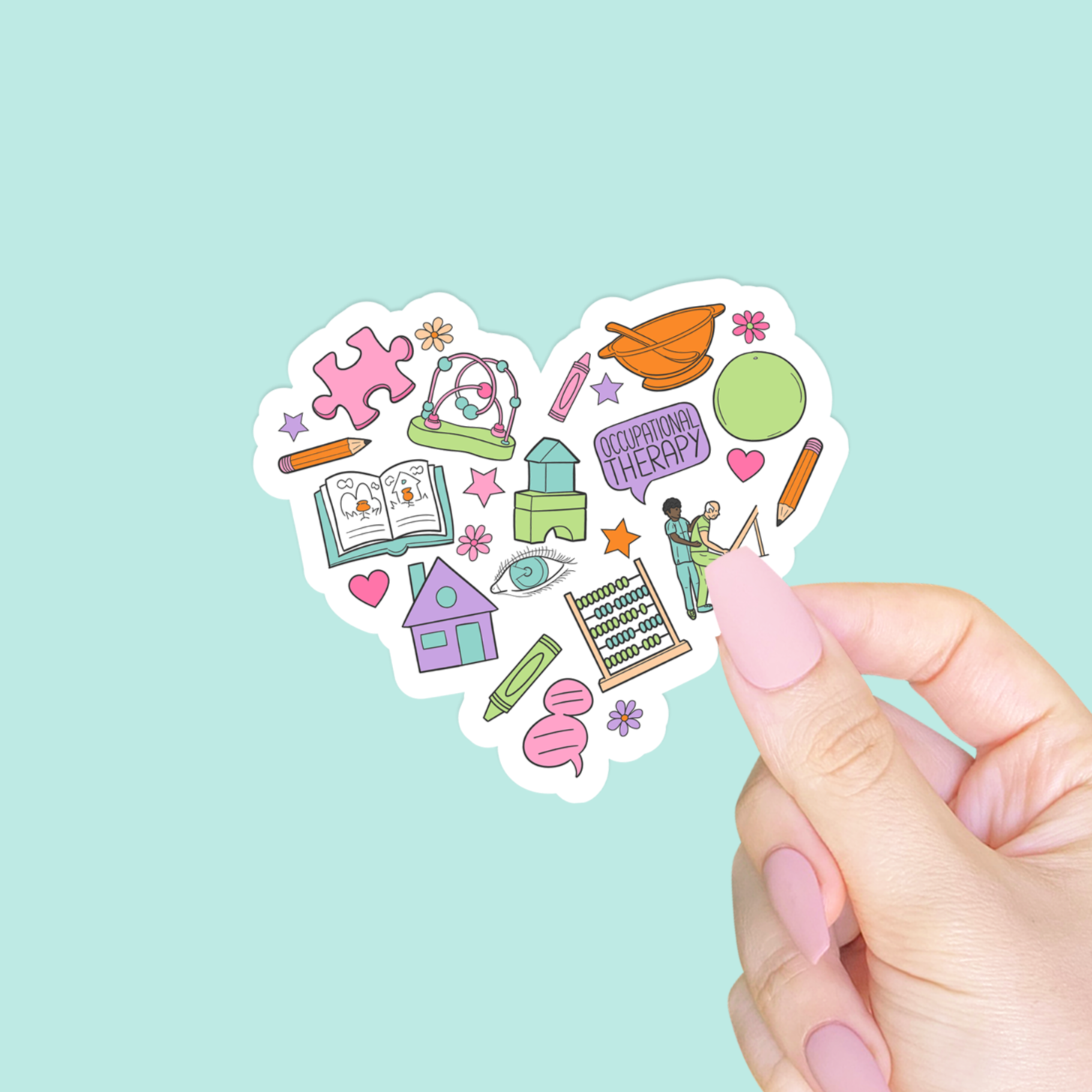 Occupational Therapy Essentials Sticker – EmilyBSpeech