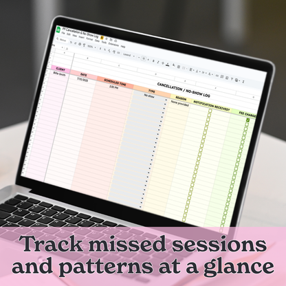 Private Practice Google Sheets Bundle | 11 Editable Tools for Caseload, Insurance, and Scheduling