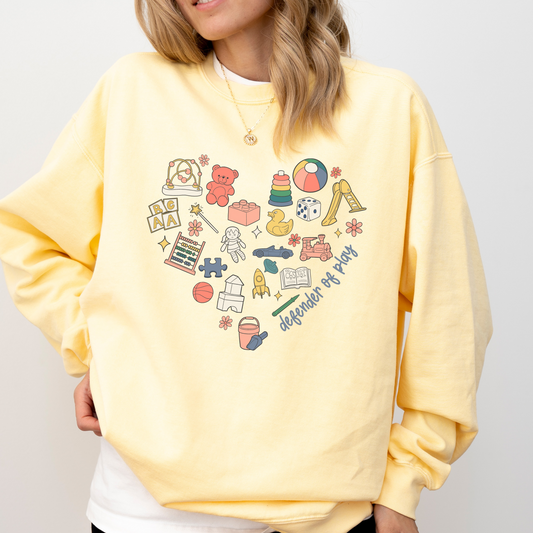 Defender of Play Comfort Colors Sweatshirt