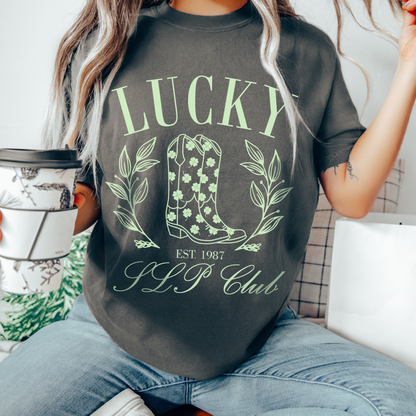 Lucky SLP Club Comfort Colors T-Shirt