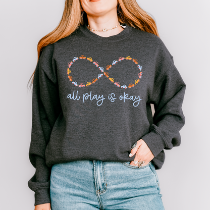 All Play Is Okay Crewneck Sweatshirt