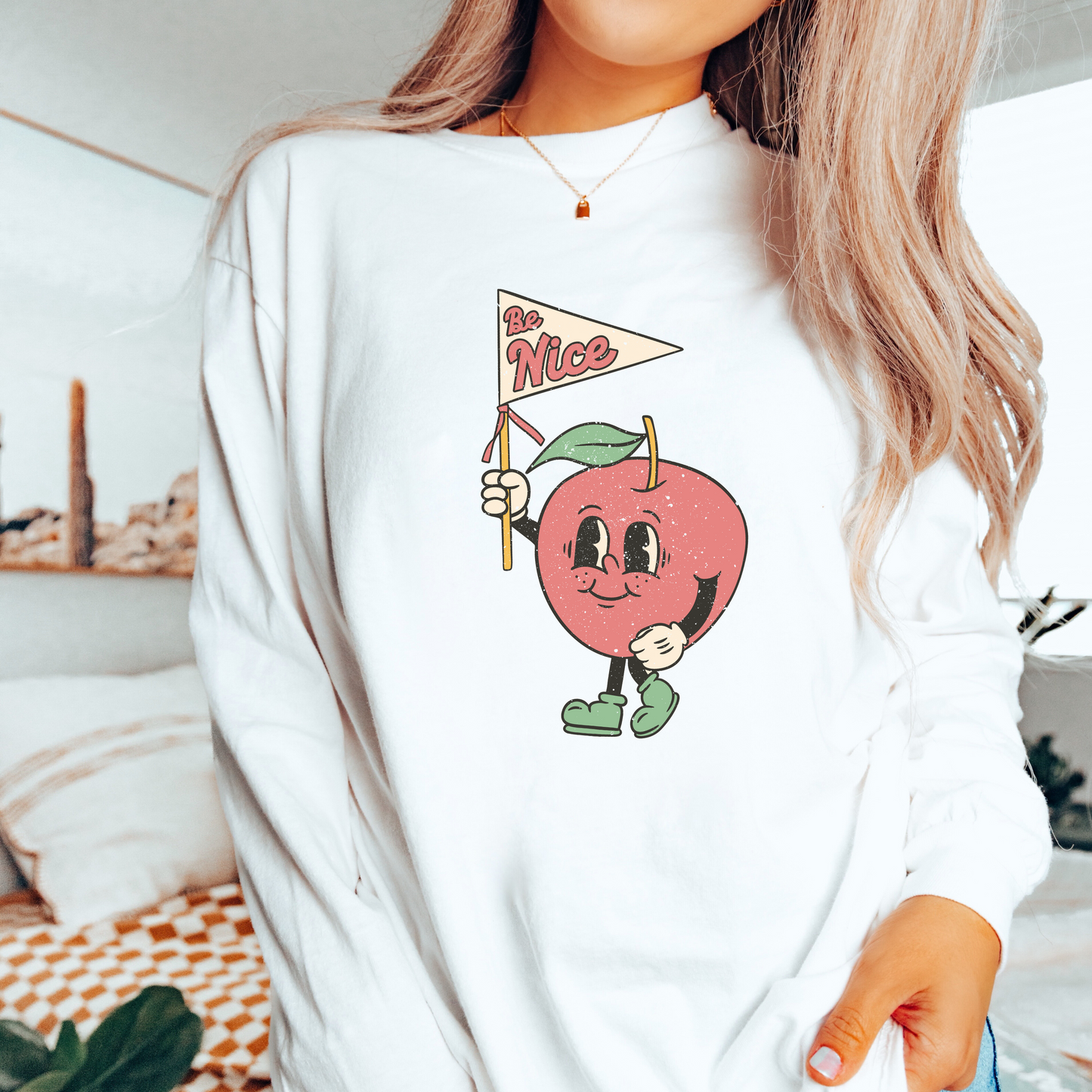 Be Nice Long Sleeve Comfort Colors T-shirt