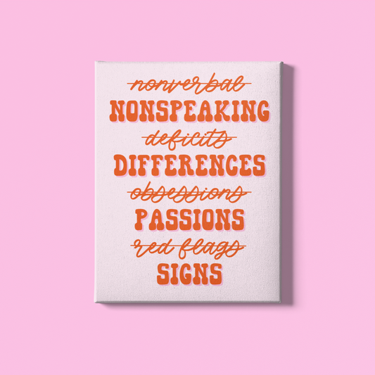 Neurodiversity Terms Digital Print