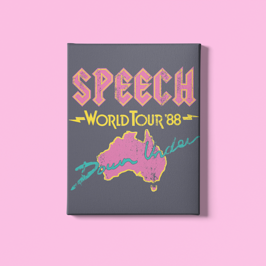Speech World Tour Digital Print