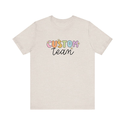 Custom Team Jersey T-Shirt