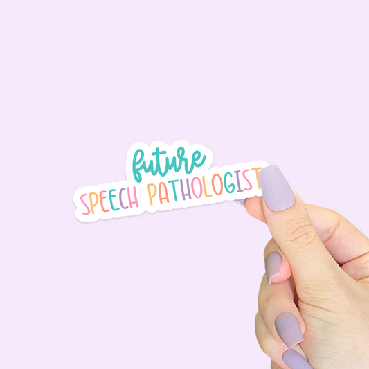 Future Speech Pathologist Sticker